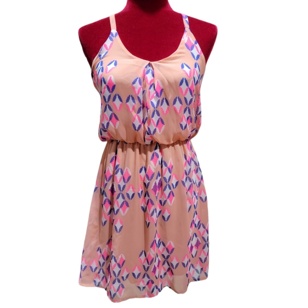 Sketchbook spaghetti strap dress